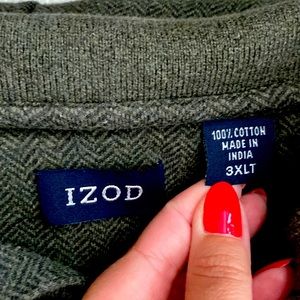 Men’s Lot of Three Long-Sleeved Polo Shirts-3XLT & 4XL